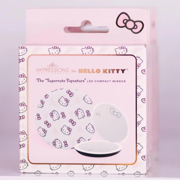 Impressions Vanity Co X Hello Kitty | The Supercute Signature LED Compact Mirror - Picture 5 of 5